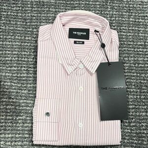 The Kooples Men's Pink and White Striped Shirt
BRAND NEW